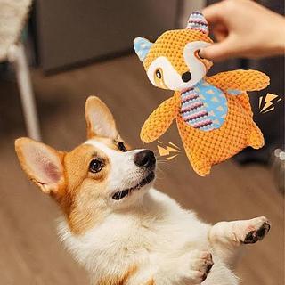 Mordedor Pelucia Pet Raposa