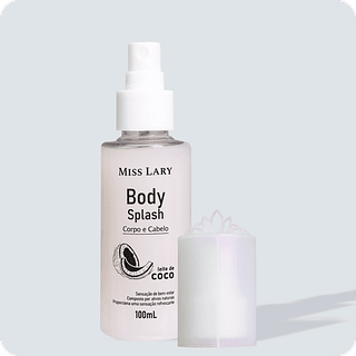 Body Splash Leite de Coco- Miss Lary