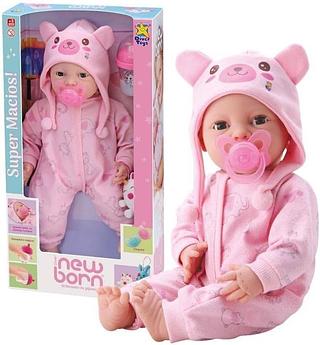 Boneca Bebê New Born Pijama- Divertoys