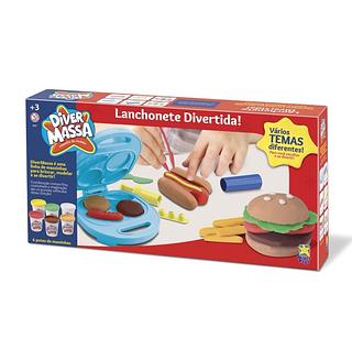 Brinquedo Massinha Lanchonete Divertida- Divertoys