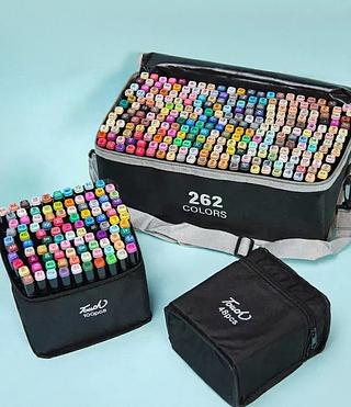 Kit Caneta Ponta Dupla- Touch Mask