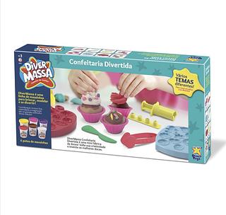 Brinquedo Massinha Confeitaria Divertida- Divertoys